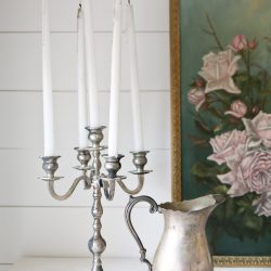How to Age Metal | Vintage Patina on Candelabra