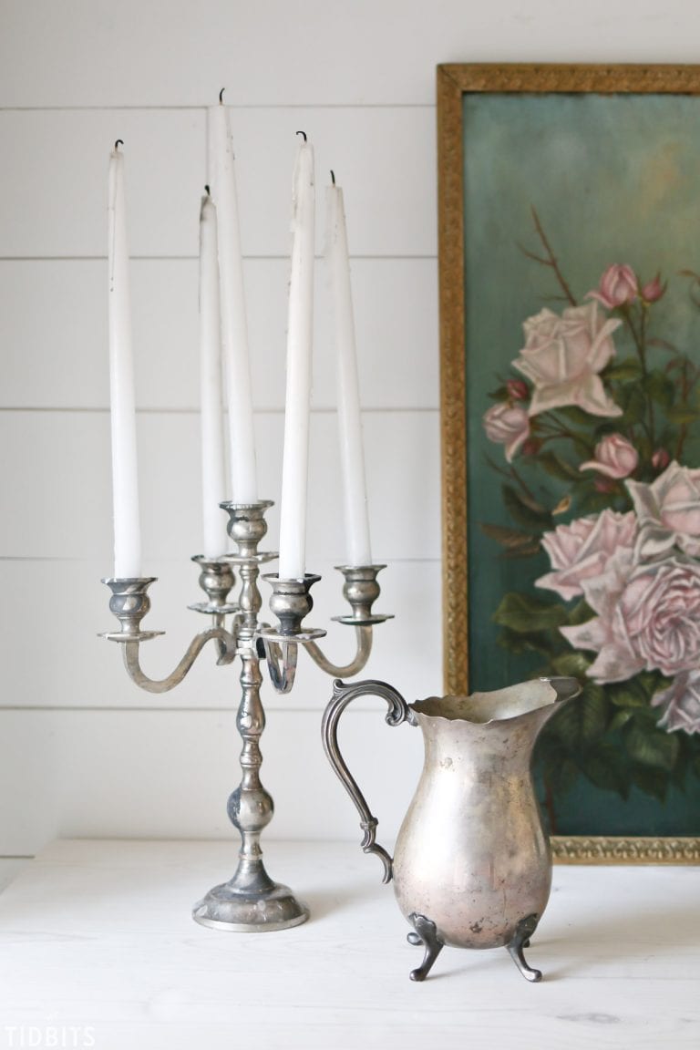 How to Age Metal | Vintage Patina on Candelabra