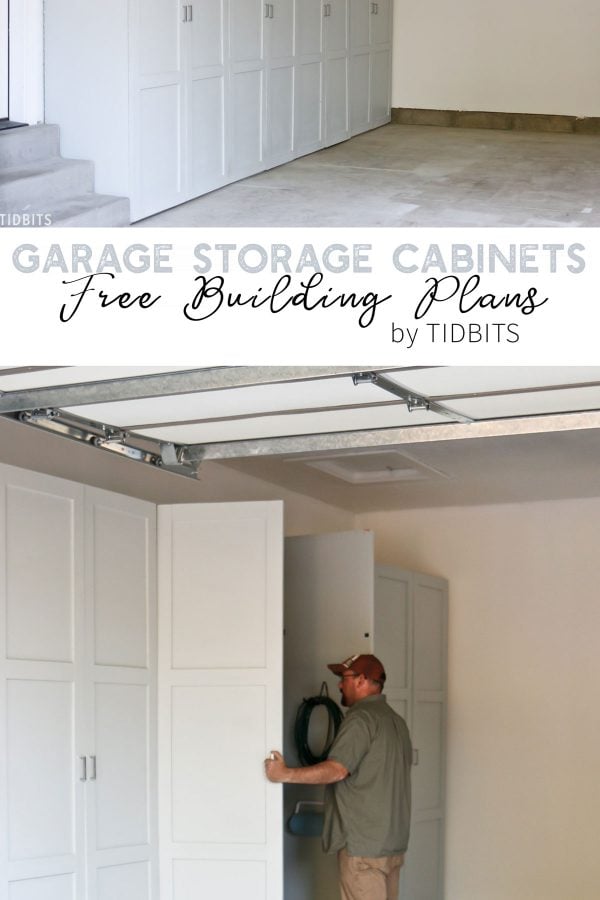 Garage Storage Cabinets Free Building Plans Tidbits - Diy Garage Wall Cabinets With Doors
