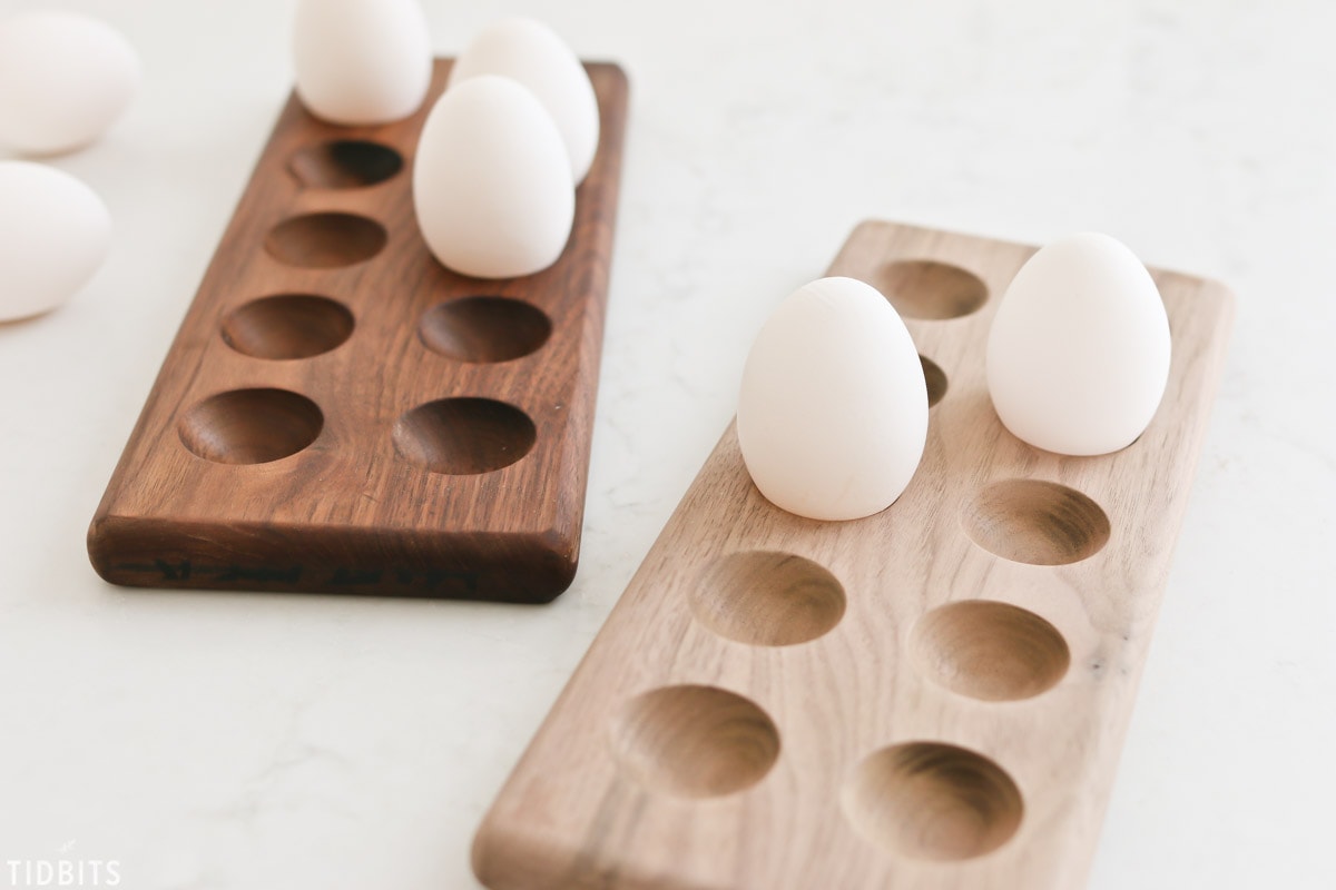 how to make DIY wooden egg holders