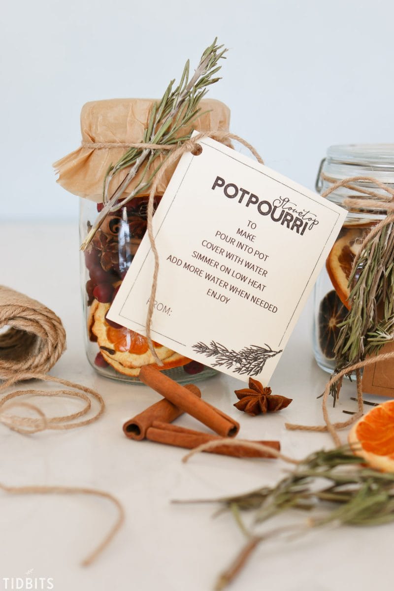 Stovetop Potpourri Printables - Tidbits