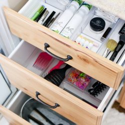 Organizing Bathroom Drawers and Cupboards