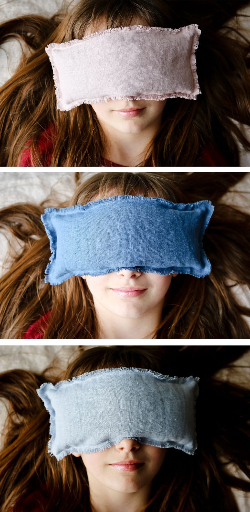 DIY Linen Lavender Eye Pillows