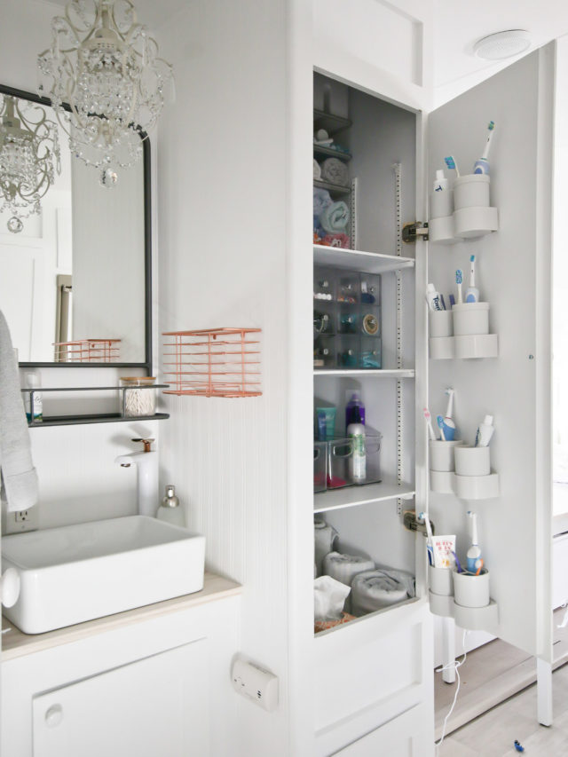 Tiny Home & Rv Bathroom Organization Story - Tidbits