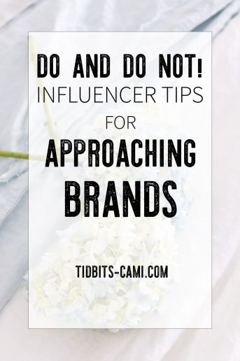 influencer tips for approaching brands