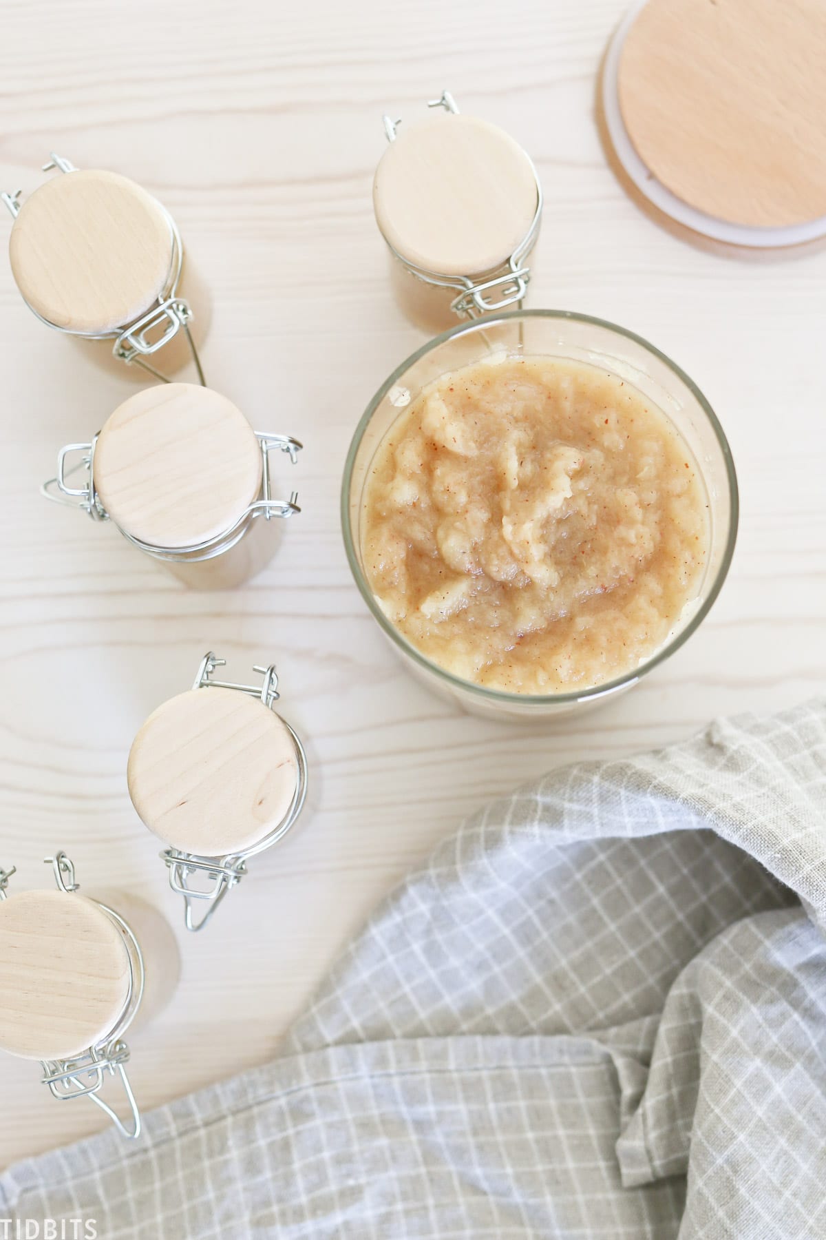 Flavorful, no sugar added stovetop applesauce recipe and instructions.