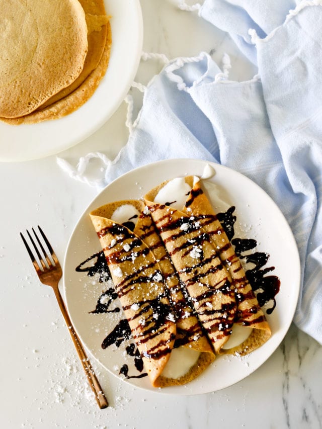 Healthy Whole Wheat Pumpkin Crepes Story