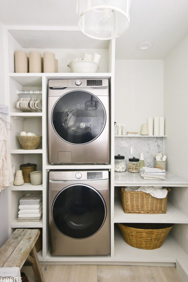 European Organic Laundry Room Design Reveal