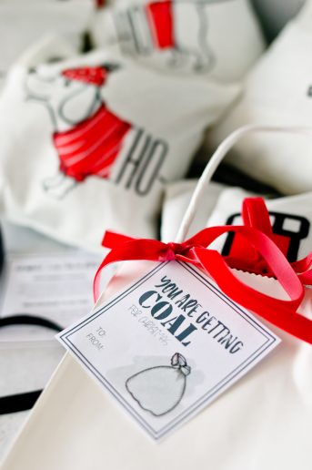 "Coal for Christmas" FREE Printable Gift Tag - Tidbits