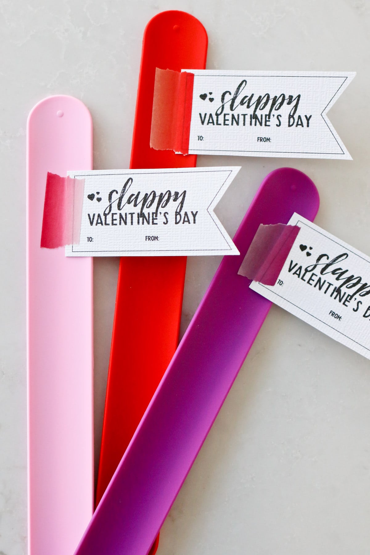 Slappy Valentines Day - Free printable for a non candy class valentines.