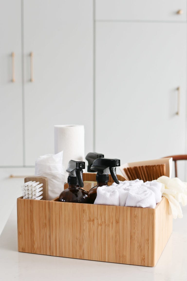 How to Create a Cleaning Caddy with Natural Cleaning Solutions