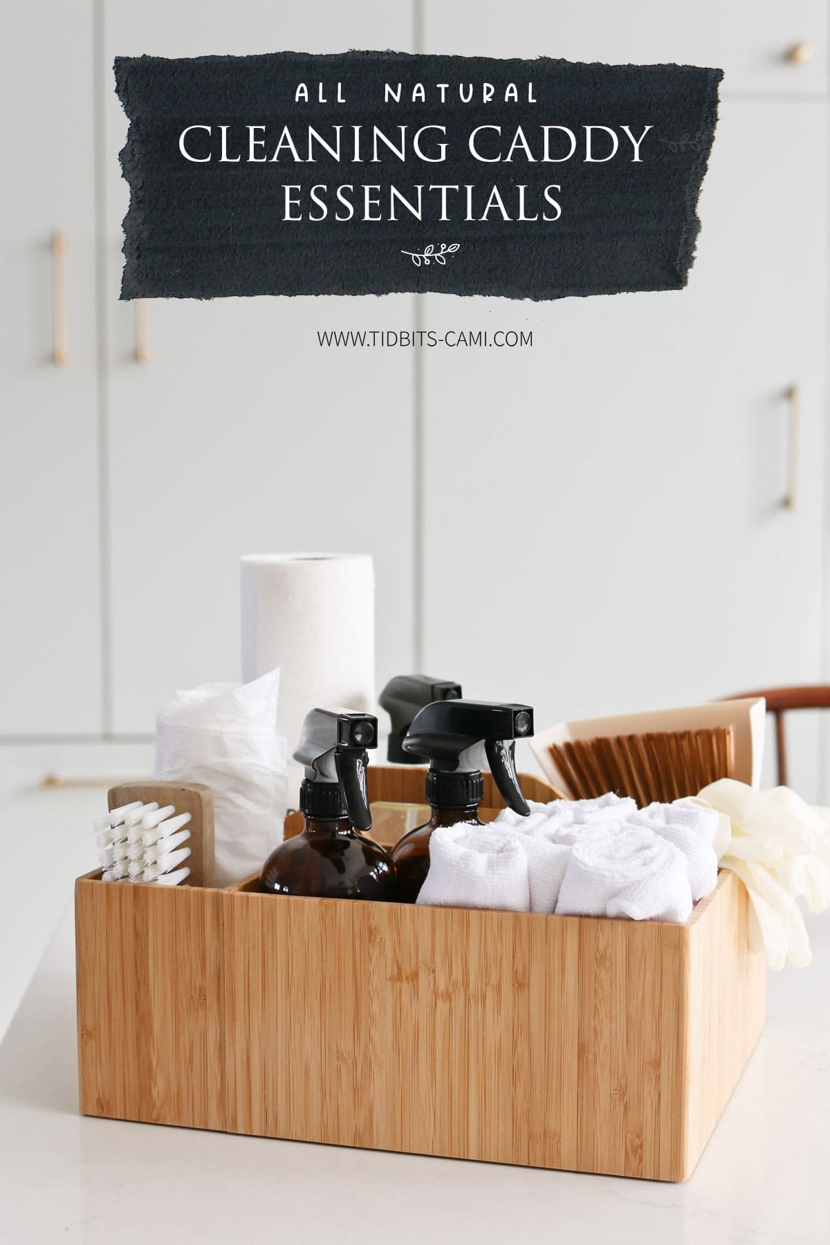 all natural cleaning caddy essentials