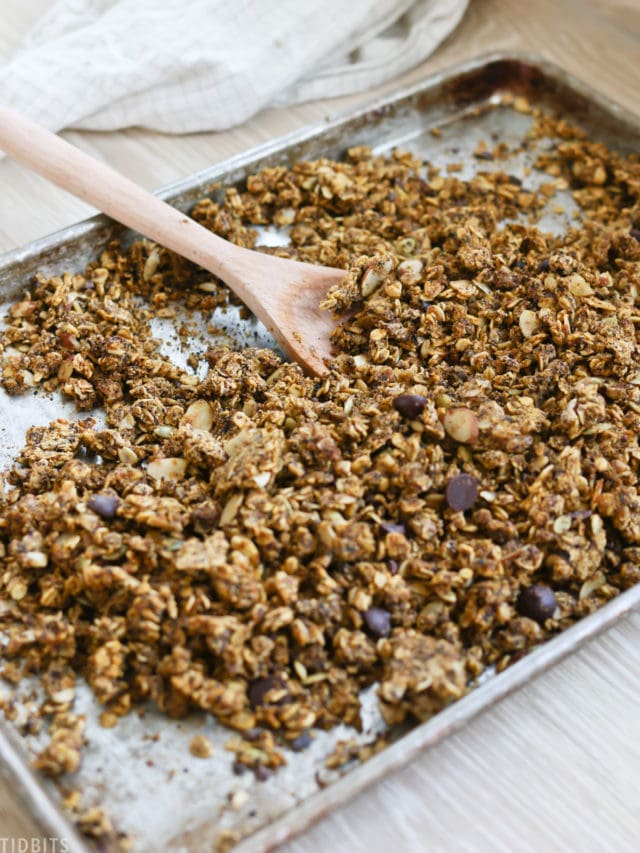 GRANOLA RECIPE WITH WHATEVER YOU HAVE STORY