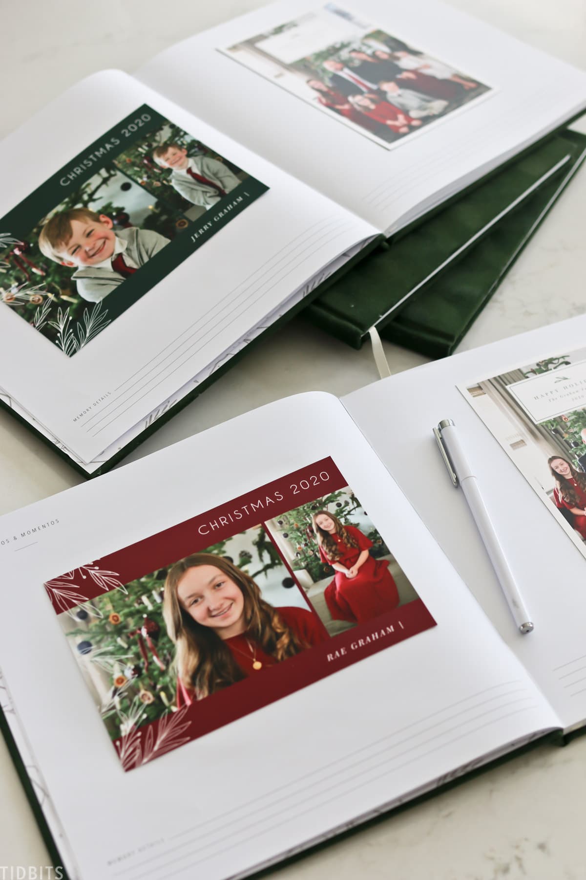 Preserve christmas memories with a christmas photo album