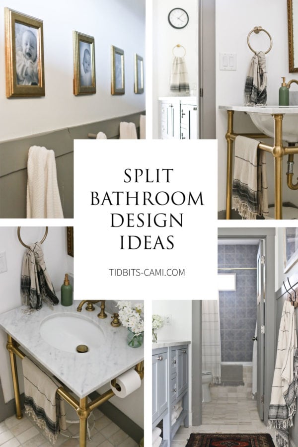 Split Bathroom Design Ideas And Reveal - Bathroom Ideas With Separate Toilet Room