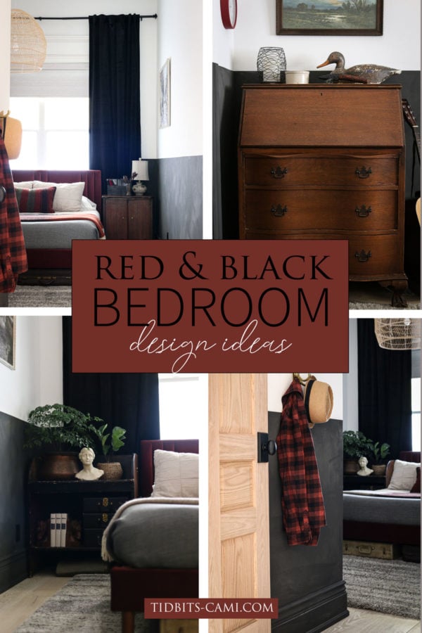 red and black bedroom design ideas