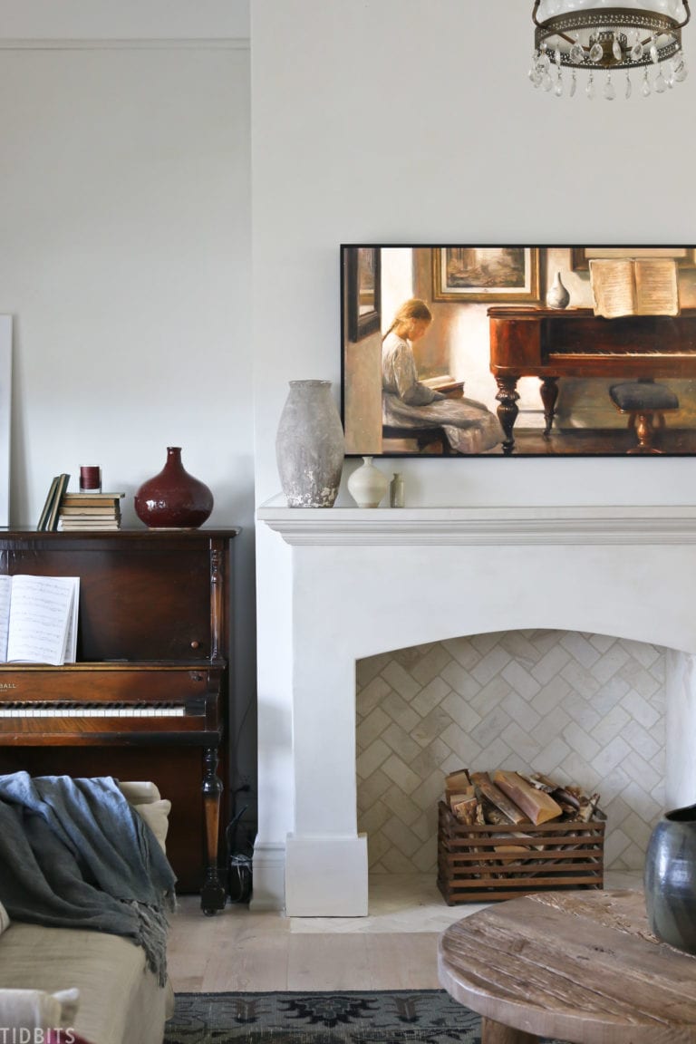 DIY Fireplace Mantel Surround | Faux Cast Stone European Style