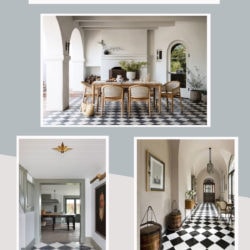 12 Timeless Black and White Checkerboard Flooring Ideas