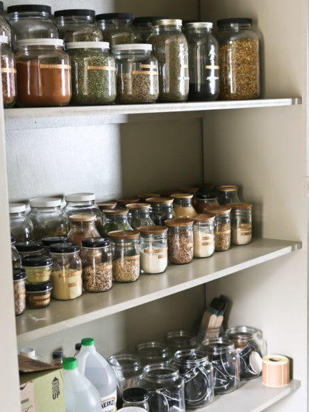 cabinet for storing herbs