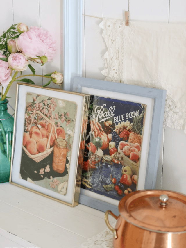 Time Worn Vintage Canning Books | Free Printables and A Vignette Story