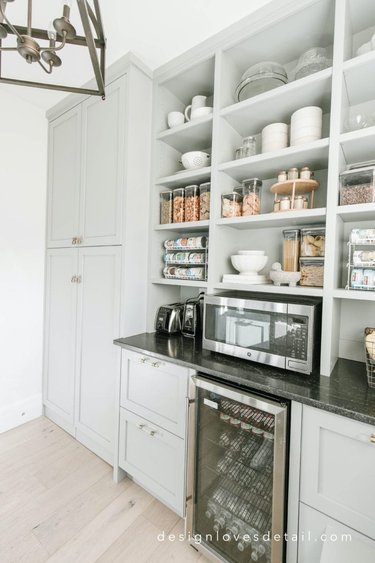 A PLACE TO STORE MORE APPLIANCES IN THE BUTLERS PANTRY