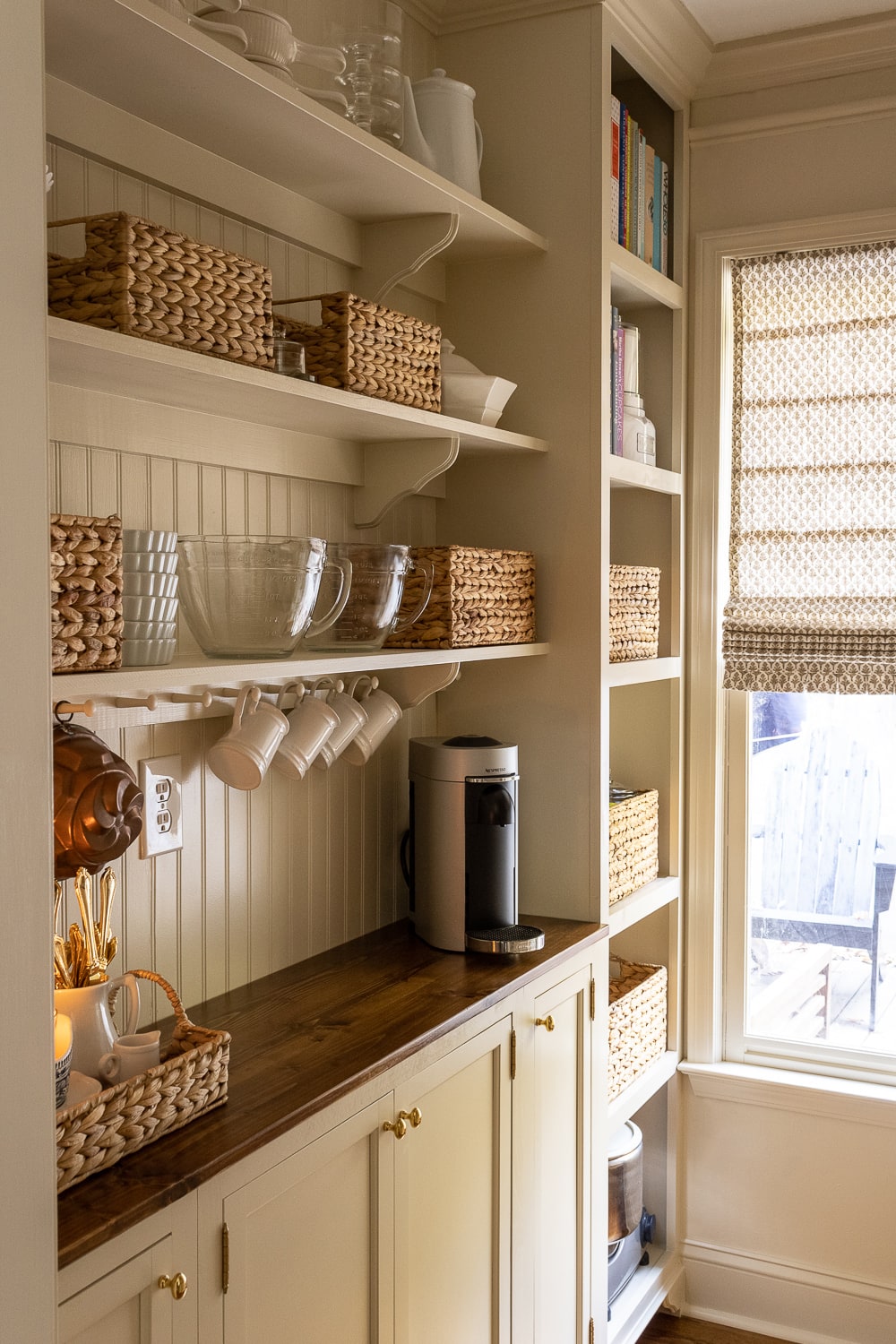 A DIY BUTLER'S PANTRY TO STORE SERVING DISHES FOR ENTERTAINING
