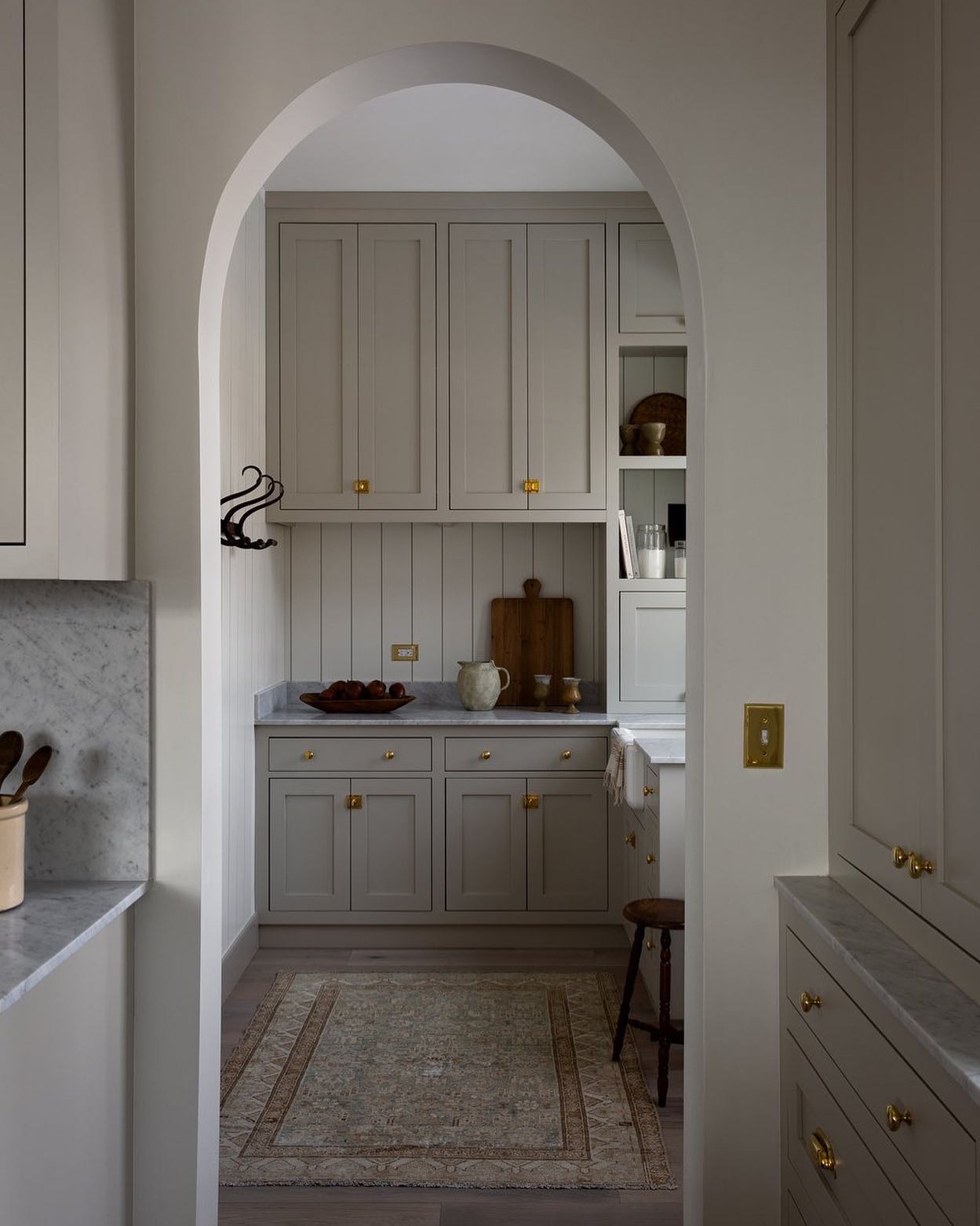MORE CABINET SPACE IN A BUTLER'S PANTRY