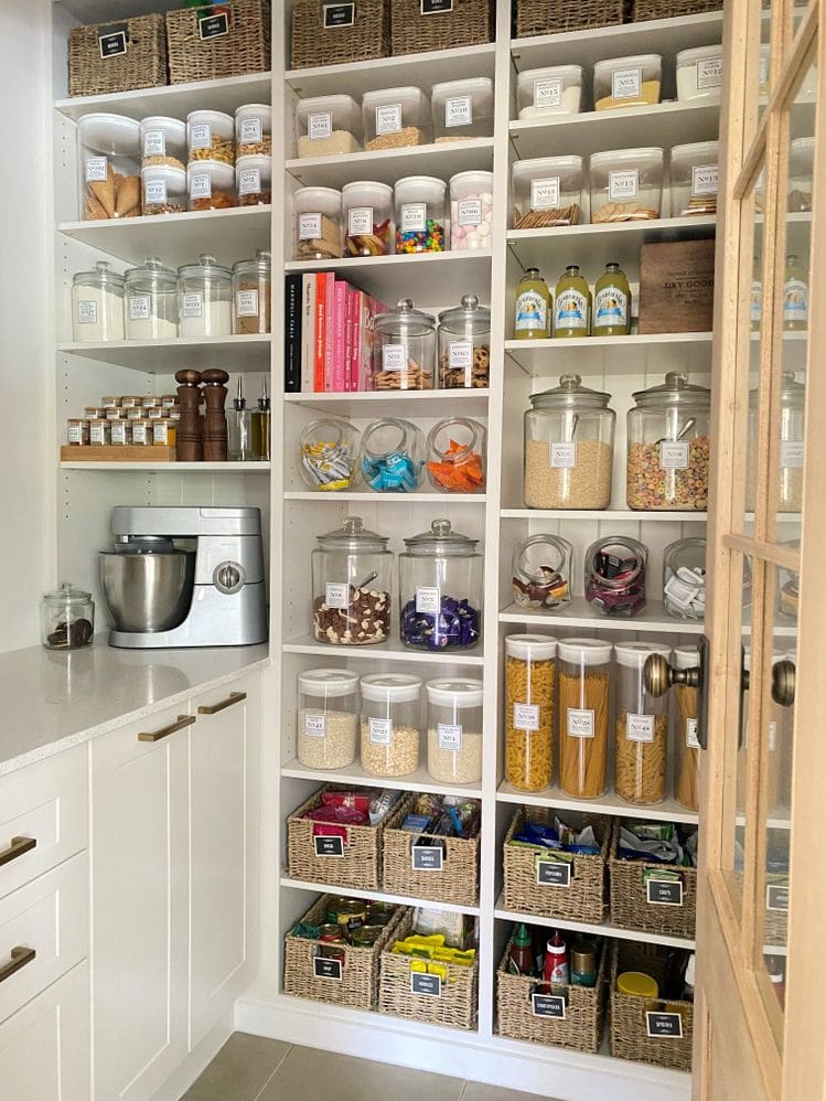 STORING FOOD IN THE BUTLER'S PANTRY