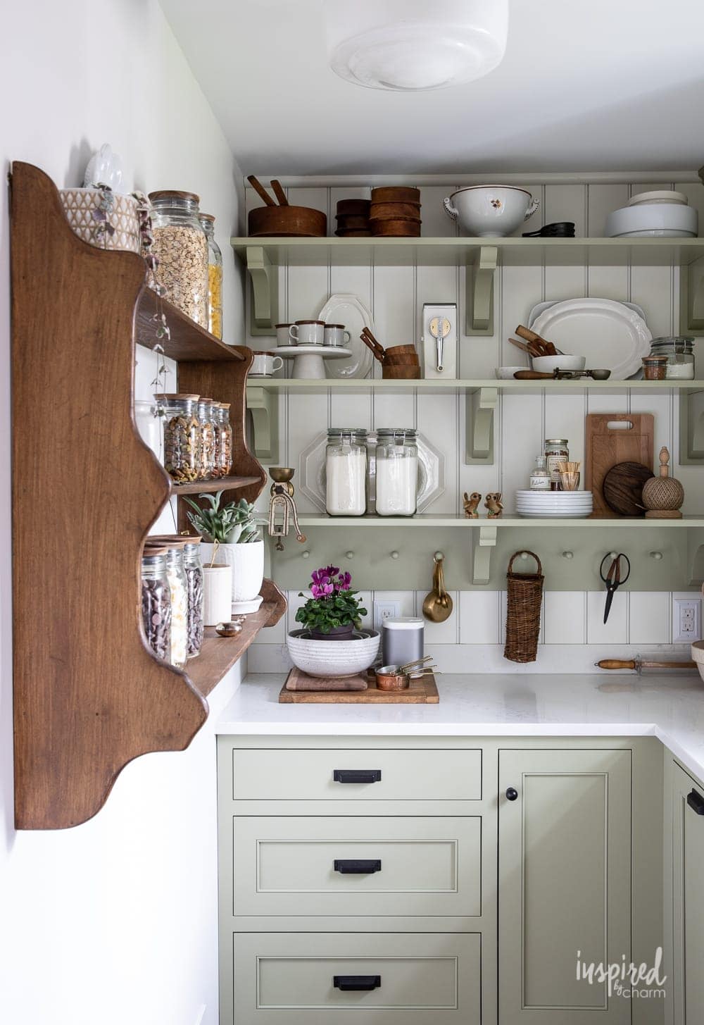 A CHARMING BUTLER'S PANTRY ALL YEAR LONG