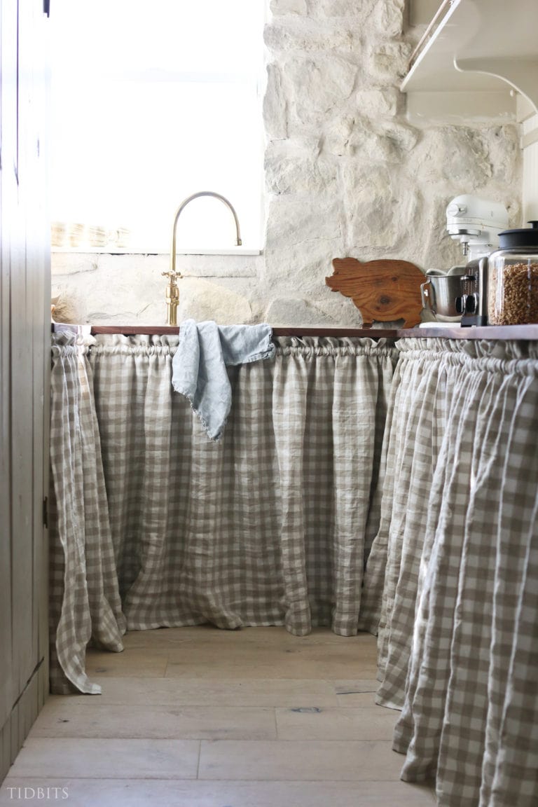 How To Make Cabinet Curtains: An Easy And Cute Sewing Tutorial